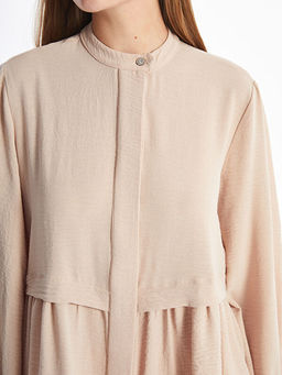 Kad?n Hakim Yaka D?z G?mlek Tunik