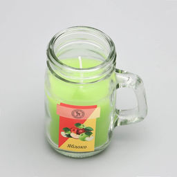 Свеча ароматическая в банке «Яблоко», 7.2×8.5 см, 190 г