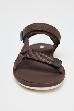 STRAPPY HOOK-AND-LOOP SANDALS - Zara фото 3