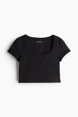 Top de deporte cropped en DryMove - H&m фото 7