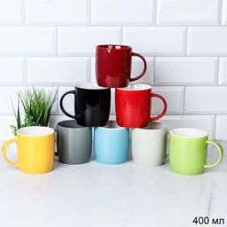 Кружка 400 мл Классика / HQ-309 /уп 12/48/ микс 4