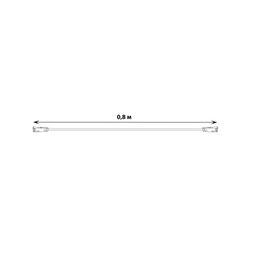 UCX-PP3/L10-080 WHITE 1 POLYBAG Провод для соединения светильников для растений ULI-P. 80 см, 3 контакта. Белый. ТМ Uniel