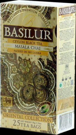 BASILUR. Восточная коллекция. Масала чай карт.пачка, 25 пак.