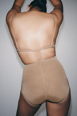 BRAGUITA CINTURA ANCHA CON POLIAMIDA / rosa claro - Zara фото 3