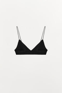 SUJETADOR SEAMLESS TIRANTES / Negro