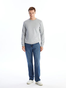 Bisiklet Yaka Uzun Kollu Erkek Sweatshirt - Waikiki фото 2