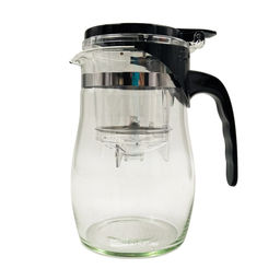 Стеклянный чайник с кнопкой Гунфу (кувшин), 600 мл Акция