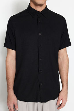 TRENDYOL MAN Haki Regular Fit K?sa Kol Yazl?k Dokulu Burumcuk Orme Gomlek TMNSS23GO00055 - Trendyolmilla фото 35