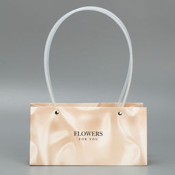 Пакет для цветов Gold Flower , 24 х 12 х 12 см - Дарите счастье фото 4