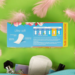 Прокладки ежедневные Милана Ultra Deo Soft Цветы, 40 шт. фото 3