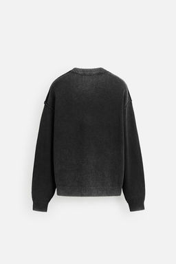 WASHED REVERSE EFFECT SWEATER - Zara фото 12