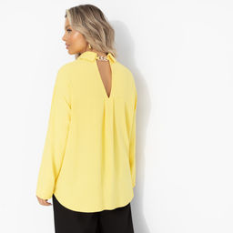 Рубашка свободного кроя, Создала себя сама (желтая) - Charutti фото 5