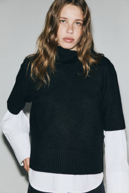 Top de punto con cuello alto - H&m фото 7