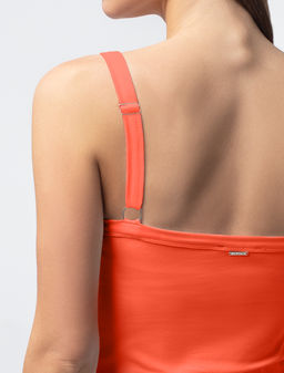 Топ с двуслойной зоной бра из премиального хлопка - Vilatte фото 3