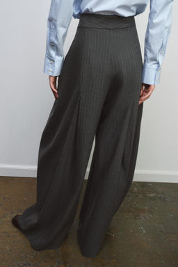 ZW COLLECTION WIDE-LEG TROUSERS WITH DARTS