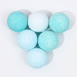 Бомбочки для ванны Блестящего года, аромат свежей мяты, 6?20 г, Чистое счастье