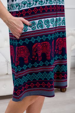 Халат женский из интерлока Сан-Франциско бомбей - Амадэль фото 3