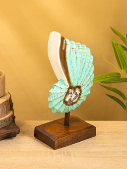 Набор сувенирный «Раковины», h=35 см, h=30 см, h=25 см, дерево, бирюзовый