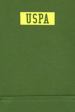 U. S. Polo Assn Зеленый базовый свитшот с круглым вырезом для мальчиков - U.s. polo assn фото 3