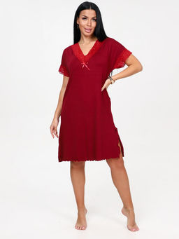 30 СОРОЧКА ЖЕНСКАЯ (Бордо) - А-дина фото 3