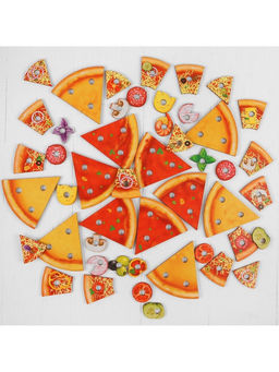 Пирамидка Лесная мастерская «Пицца», 48 деталей