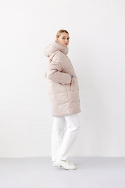 Куртка женская зимняя 25655 (серый опал) - Kankan фото 9