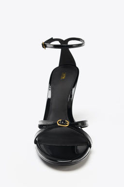 HIGH-HEEL BUCKLE SANDALS - Zara фото 8