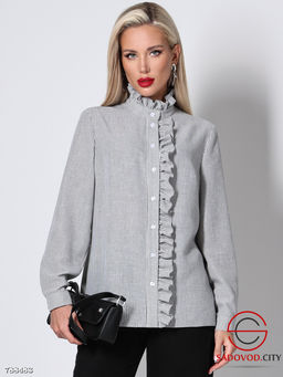 Блузка с рюшами женская