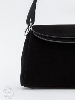 Сумка женская кожаная 2617Y black Polina&Eiterou