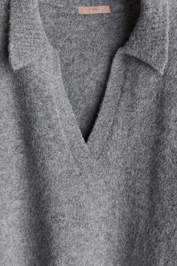 Jersey de punto fino con cuello - H&m фото 7
