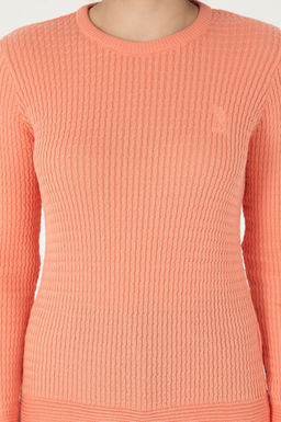 Женский базовый свитер с лососем - U.s. polo assn фото 6
