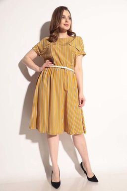 Платье Michel Chic 2007 горчичный