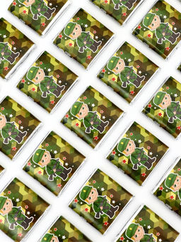 Цена за 90 шт. Шоколадка 23 февраля, 5 г