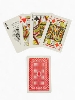 Цена за 2 шт. Карты игральные пластиковые «Покер», набор 2 колоды по 54 шт., 5.5×8.5 см