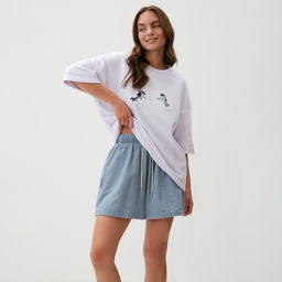 Футболка женская MIST Moon, белый, р.50 фото 3