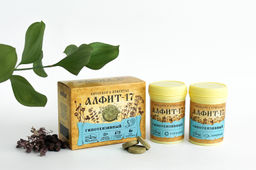 Алфит-17 Гипотензивный БАД в брикетах Алфит 1199