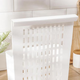 Корзина для хранения подвесная на дверцу IDEA, пластик, 25×13×36 см, белая