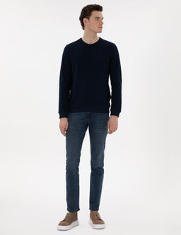 Lacivert Regular Fit Sweatshirt - Pierre cardin фото 4