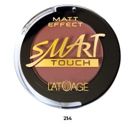 Latuage Румяна компактные SMART TOUCH №214 розово-коричневый