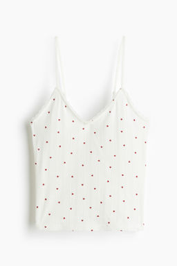 Top de tirantes en punto pointelle - H&m фото 8