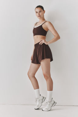 Pantal?n corto de deporte de doble capa - H&m фото 15