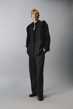 PINSTRIPED SUIT TROUSERS - Zara фото 4