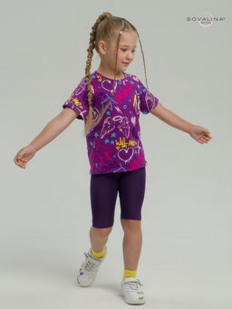 Костюм Актив граффити слива-фиолет - Sovalina фото 23
