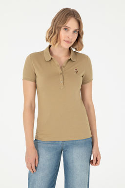 Женская футболка цвета хаки