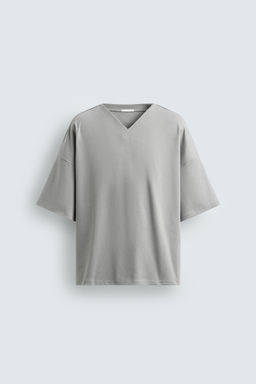 SUDADERA BOXY FIT INTERLOCK / Gris claro - Zara фото 7
