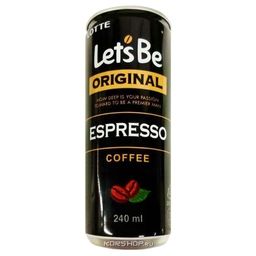 Кофейный напиток Летс Би Эспрессо (Lets Be Espresso), Lotte 240 мл