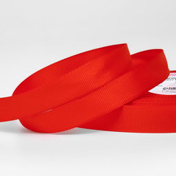 Лента репсовая, 15 мм, 23±1 м, красная №26