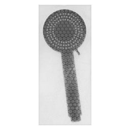 Цена за 2 шт. Лейка для душа ZEIN Z3526, d=90 мм, 5 режимов, чёрная