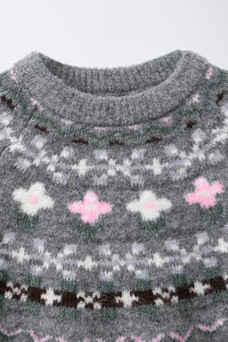 JACQUARD KNIT SWEATER - Zara фото 3