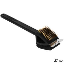 Щетка для чистки решетки барбекю с ручкой/ 4532 /уп 67/ - Галеонтрейд фото 2